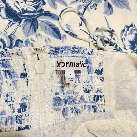 Reformation Juliette Dress in Pompadour - Picture 13 of 14